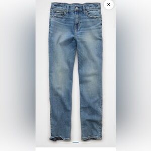 EUC worn 1x American Eagle size 10 Super High-Waisted Ankle Straight Jeans